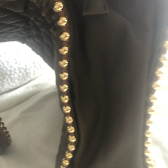 Big Buddha Georgie Dark Brown Quilted Handbag - Picture 6 of 8